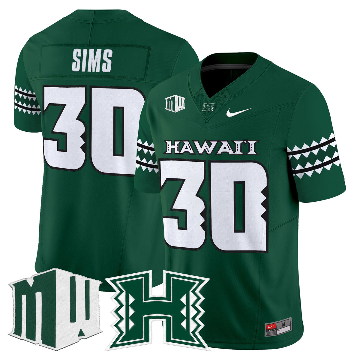 Men's Hawai'i Rainbow Warriors 2025 Vapor Limited Jersey - All Stitched