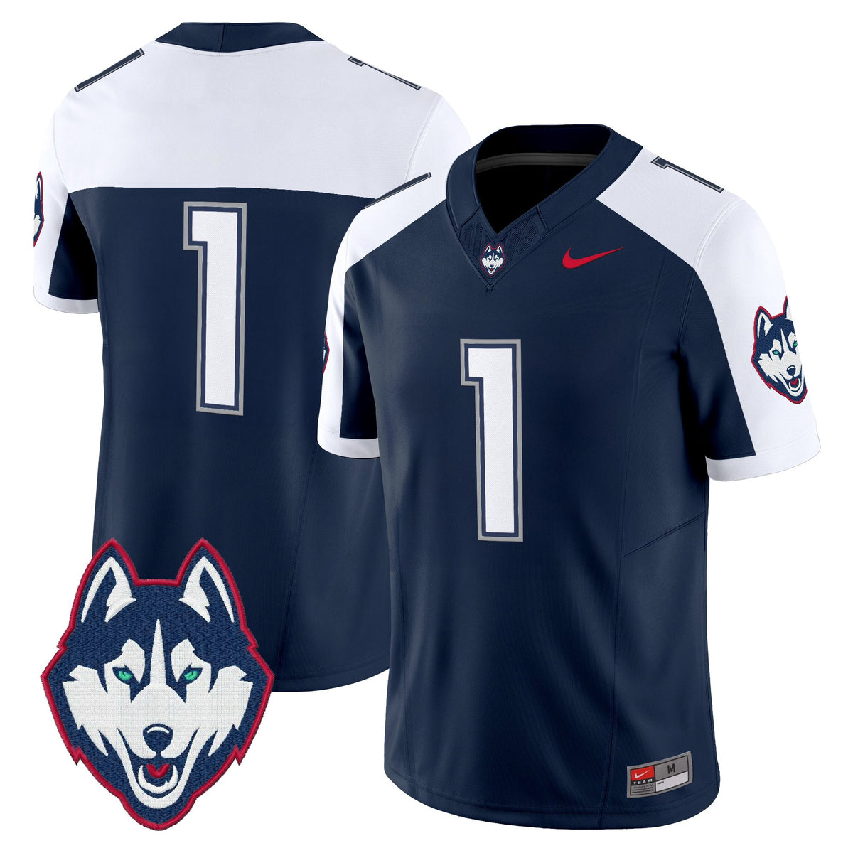 Men's UConn Huskies 2025 Vapor Limited Jersey - All Stitched