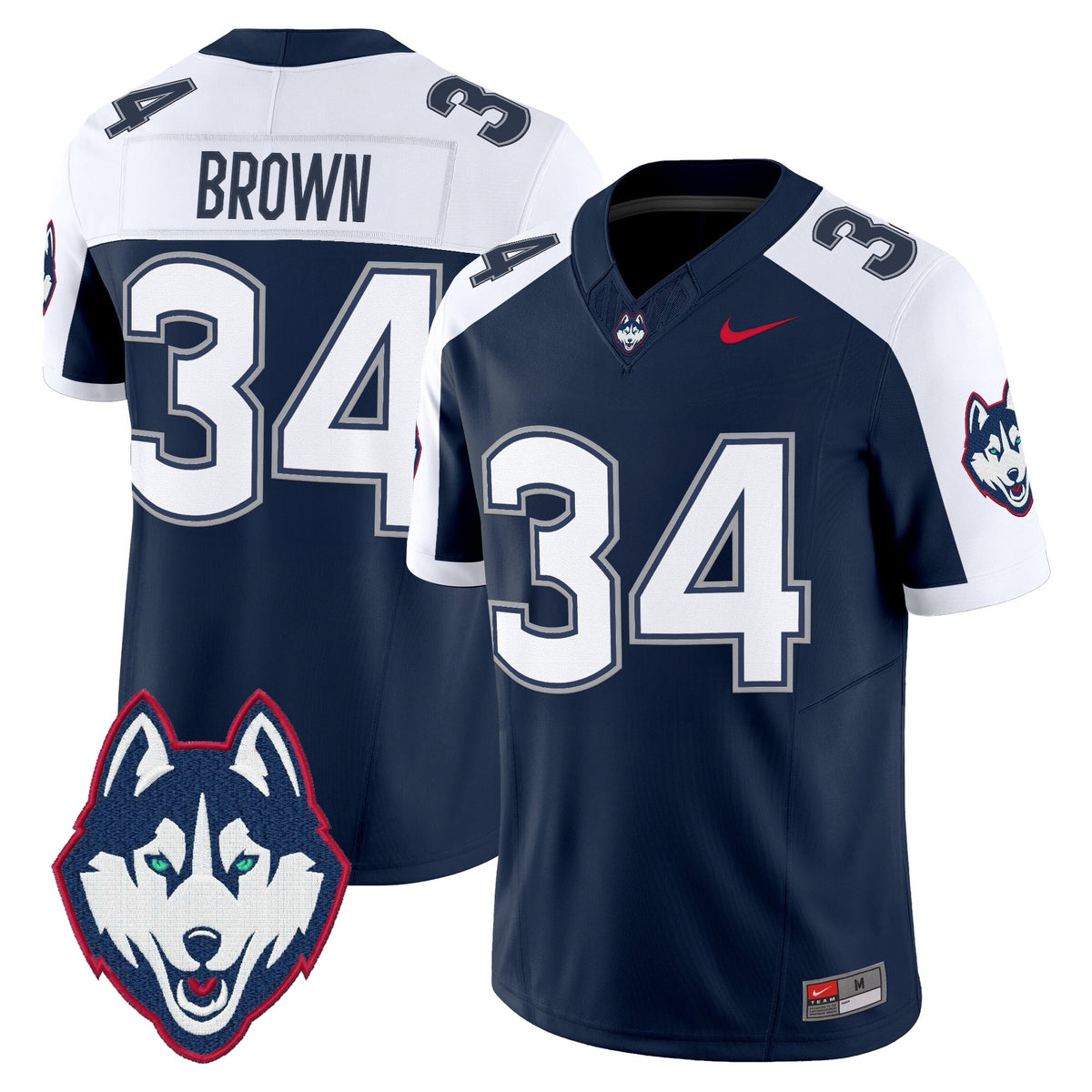 Men's UConn Huskies 2025 Vapor Limited Jersey - All Stitched