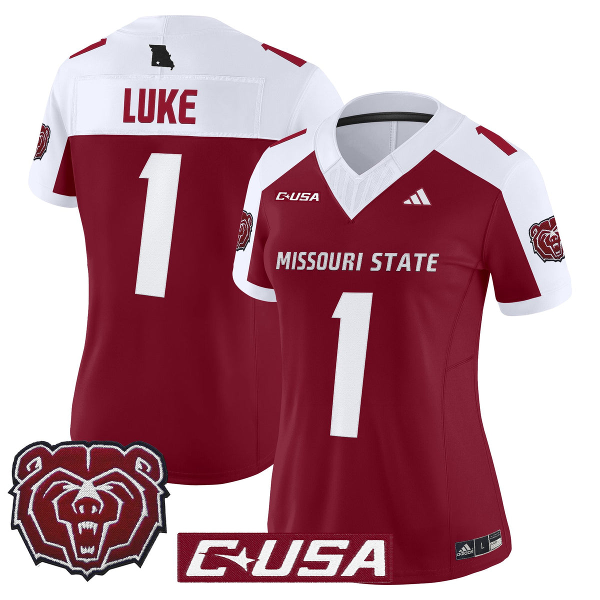 Women's Missouri State Bears 2025 Vapor Limited Jersey - All Stitched