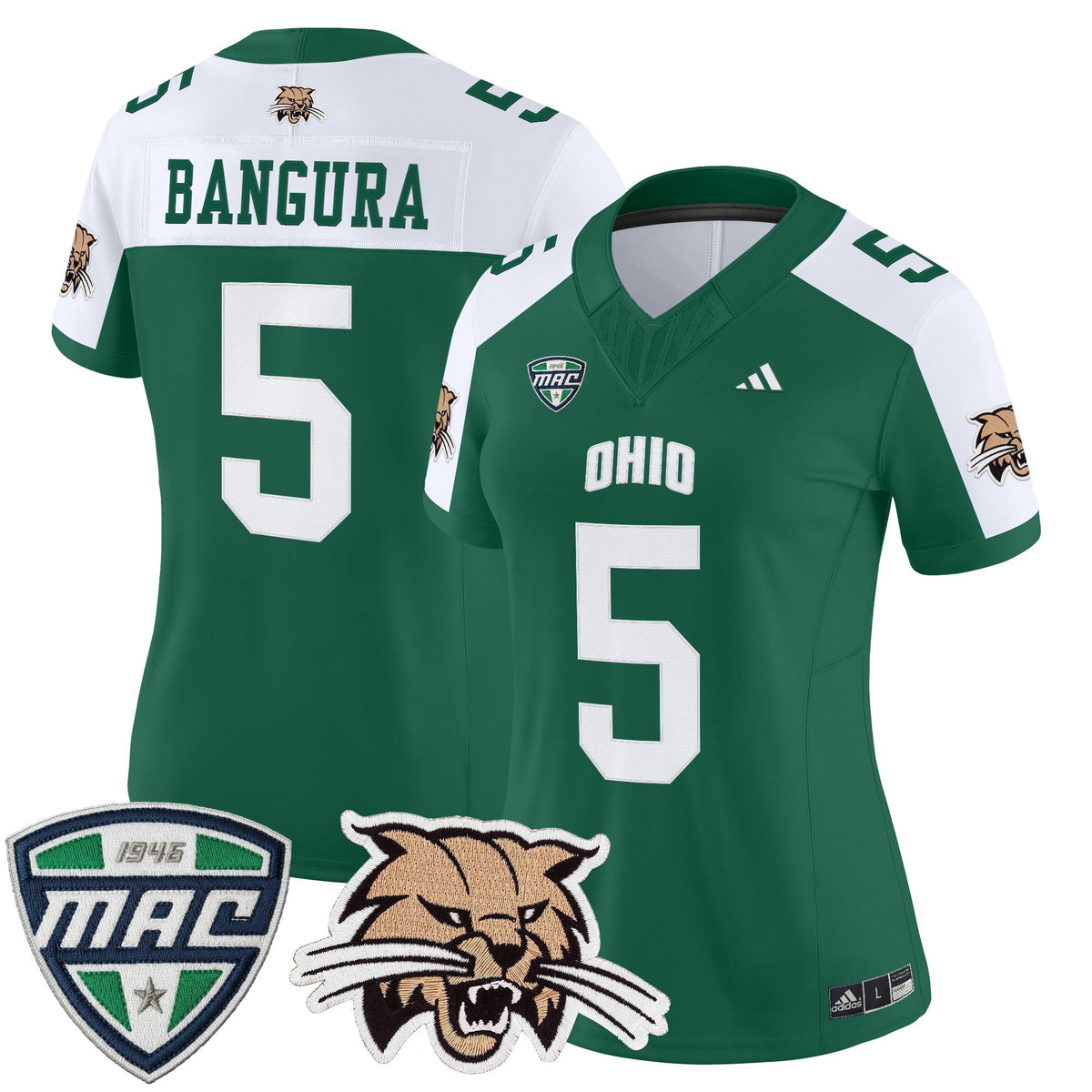 Women's Ohio Bobcats 2025 Vapor Limited Jersey - All Stitched
