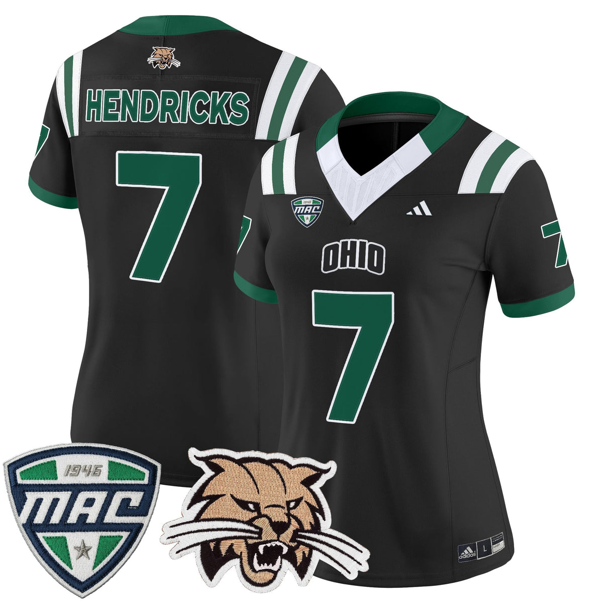 Women's Ohio Bobcats 2025 Vapor Limited Jersey - All Stitched