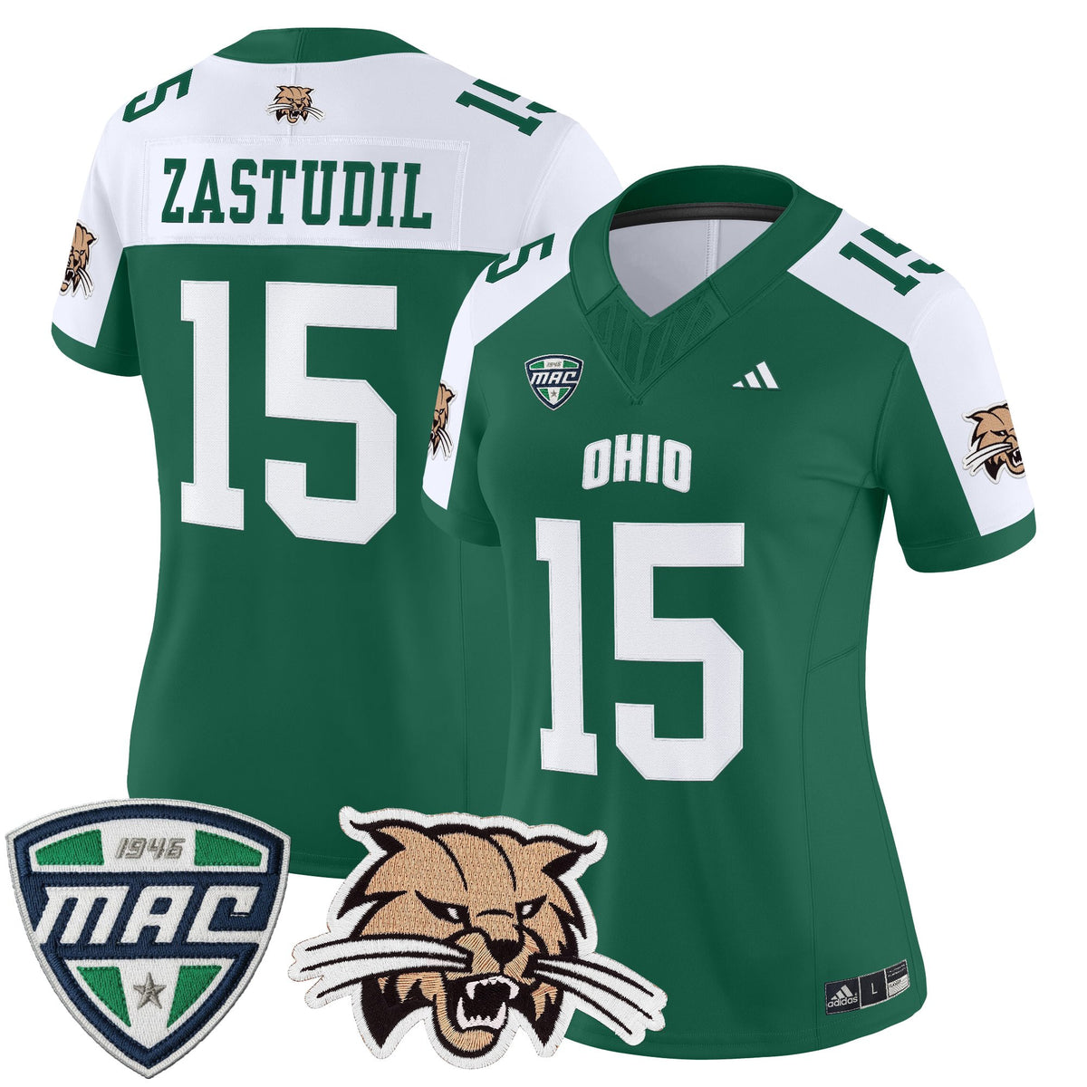 Women's Ohio Bobcats 2025 Vapor Limited Jersey - All Stitched
