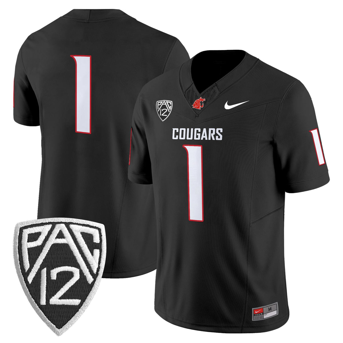 Men's Washington State Cougars 2025 Vapor Limited Jersey V2 - All Stitched