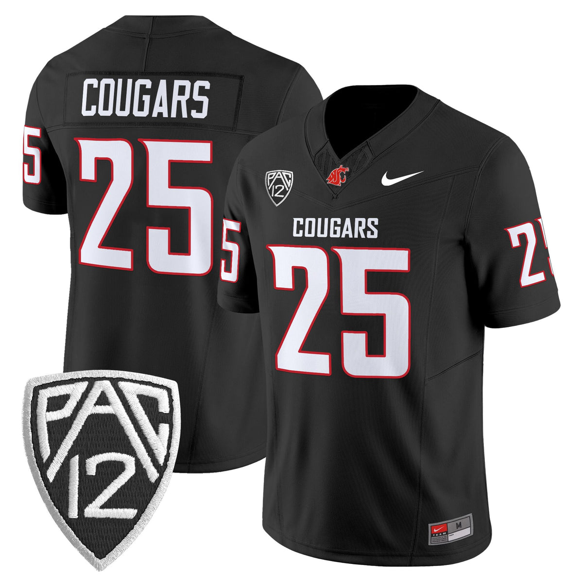 Men's Washington State Cougars 2025 Vapor Limited Jersey V2 - All Stitched