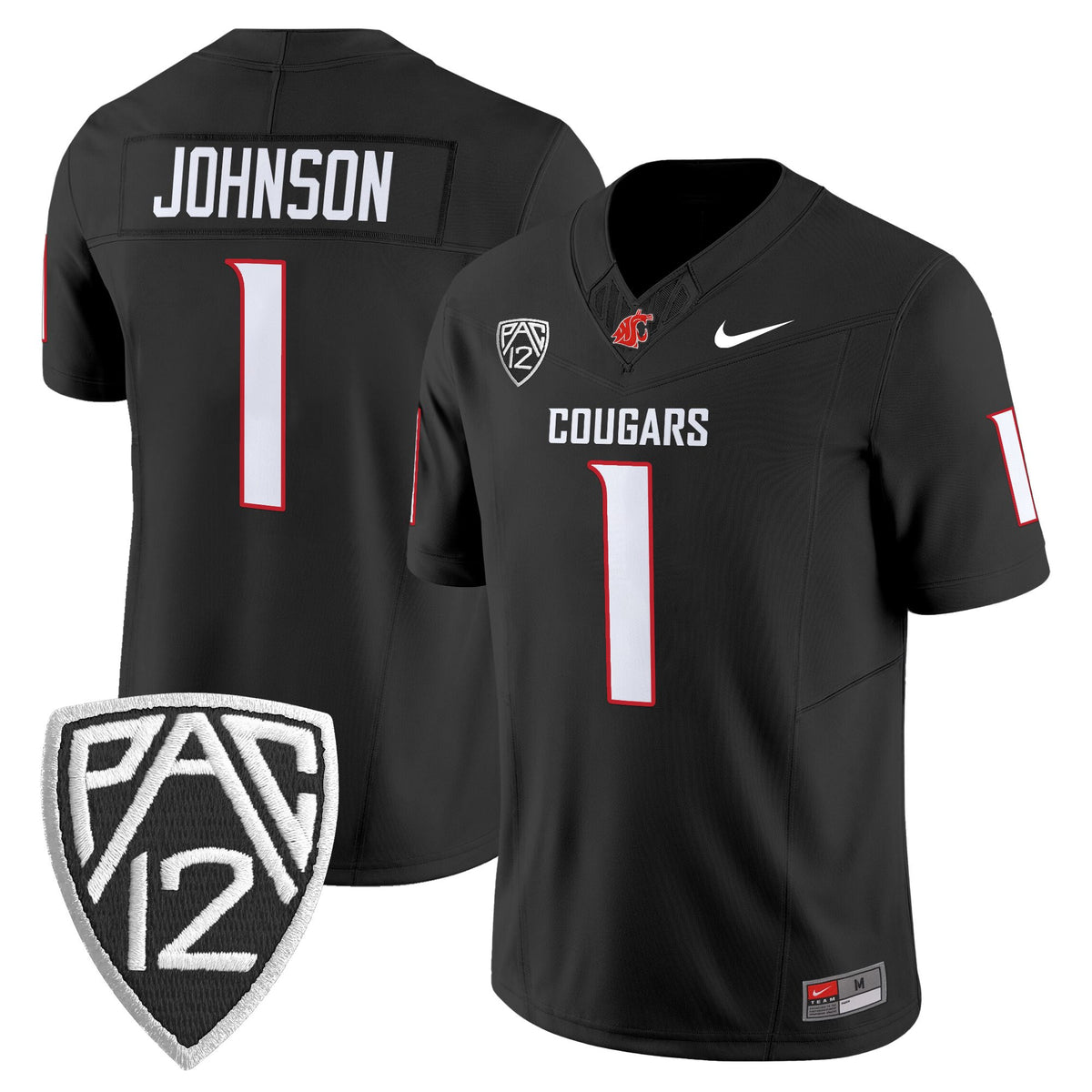 Men's Washington State Cougars 2025 Vapor Limited Jersey V2 - All Stitched