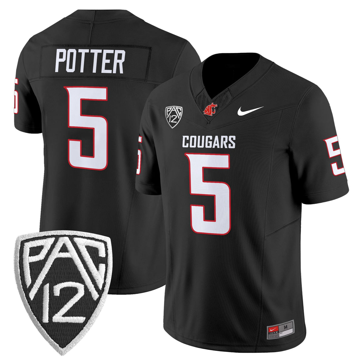 Men's Washington State Cougars 2025 Vapor Limited Jersey V2 - All Stitched