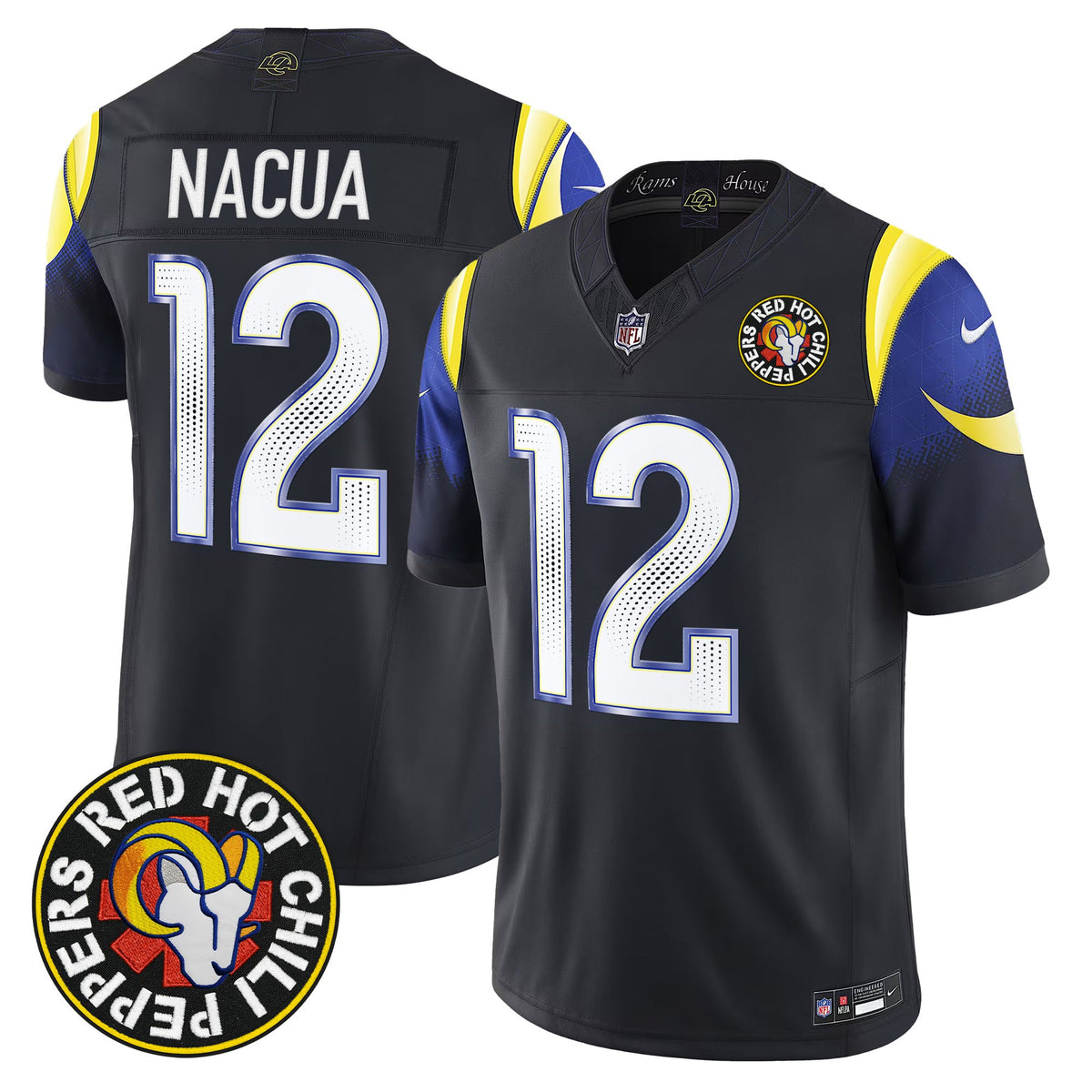 Red Hot Chili Peppers x Los Angeles Rams Vapor Limited Jersey - All Stitched