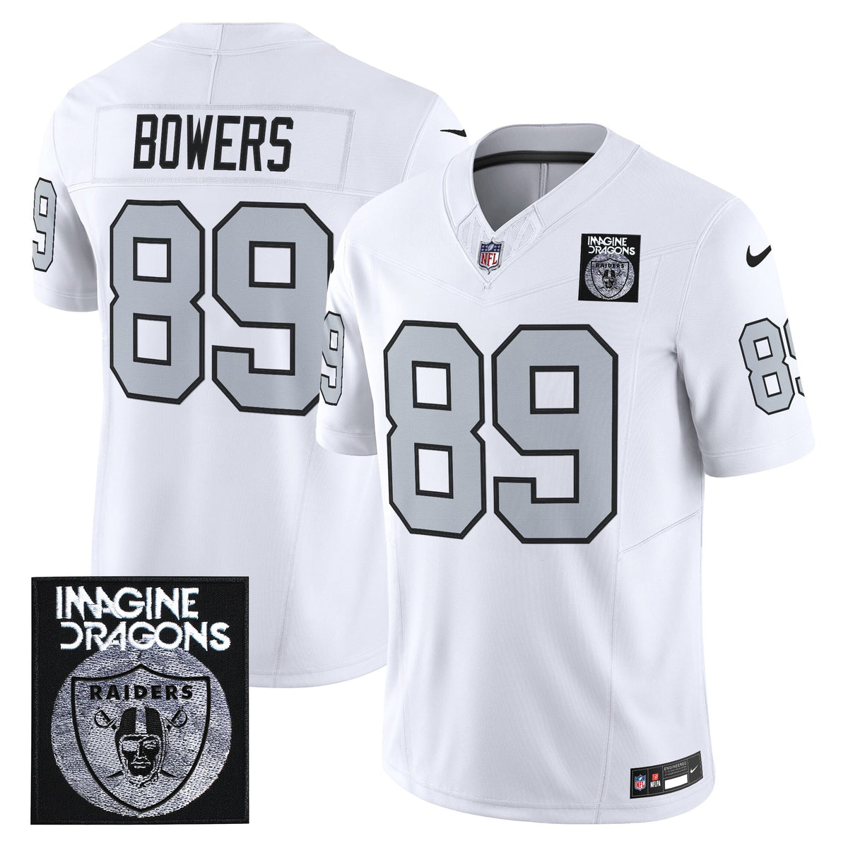 Men's Imagine Dragons x Las Vegas Raiders Vapor Limited Jersey - All Stitched