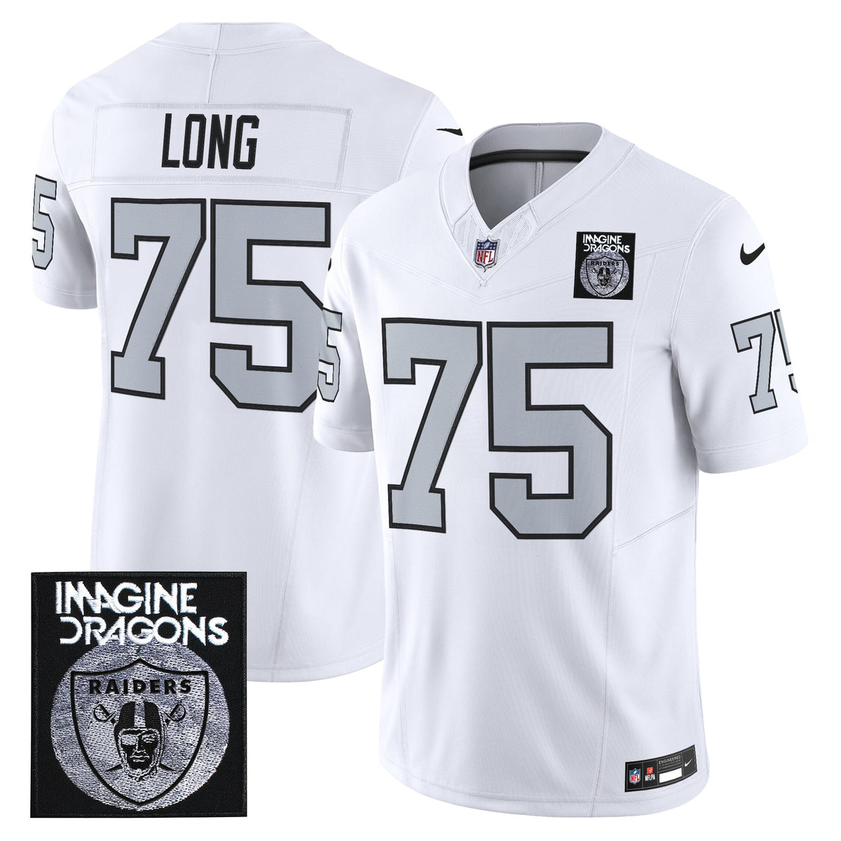 Men's Imagine Dragons x Las Vegas Raiders Vapor Limited Jersey - All Stitched