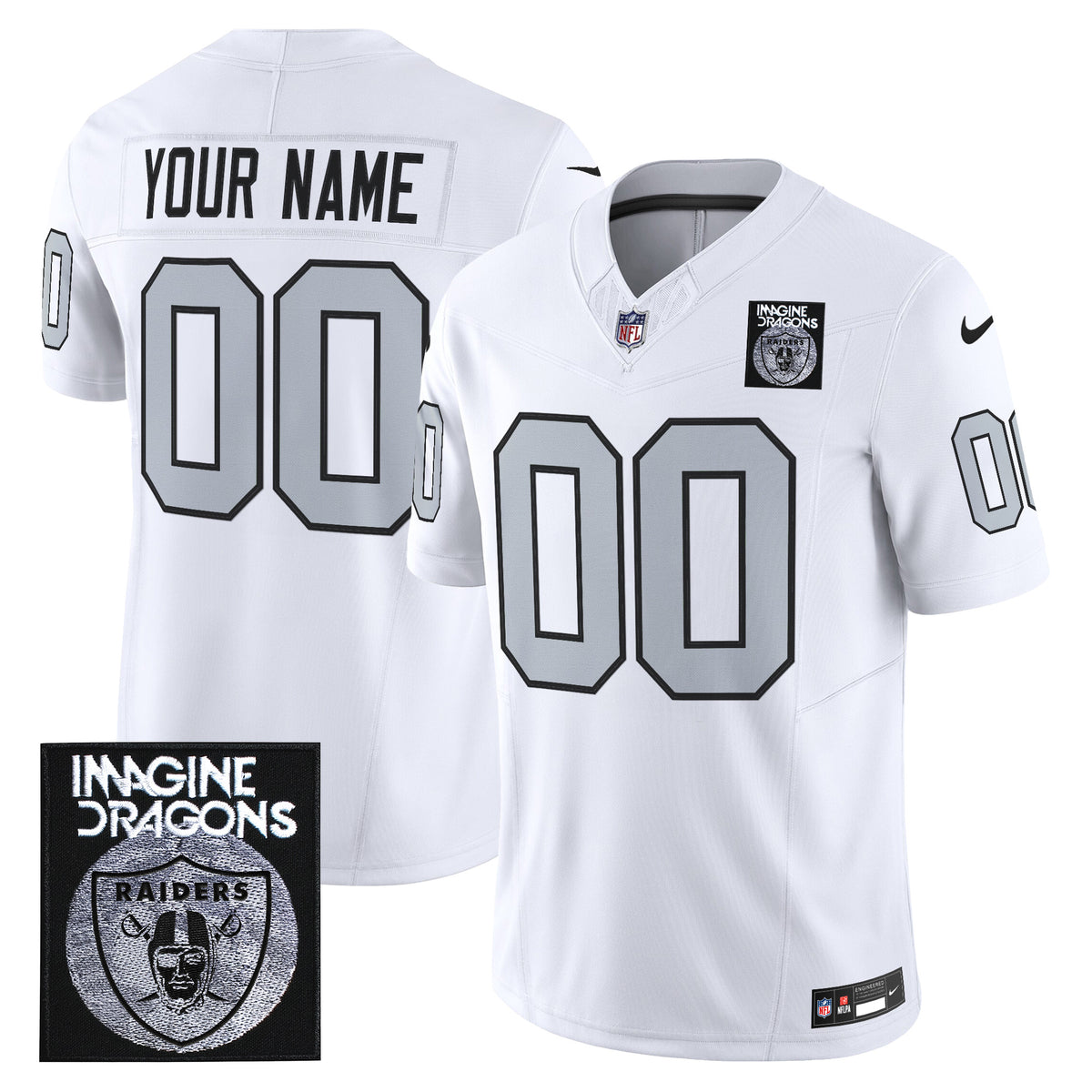 Imagine Dragons x Las Vegas Raiders Vapor Limited Custom Jersey - All Stitched