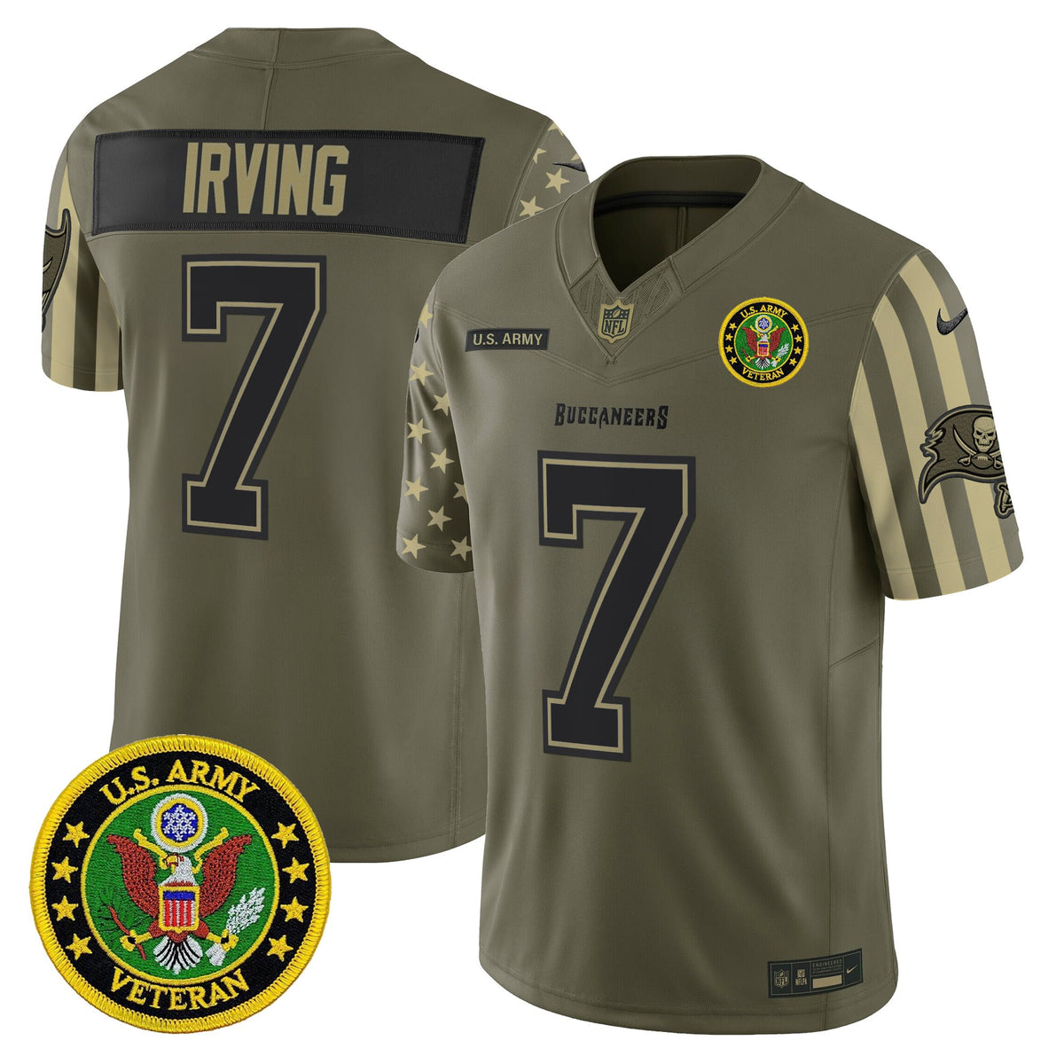 Men's Tampa Bay Buccaneers x U.S. Military Veteran Vapor Limited Jersey - All Stitched