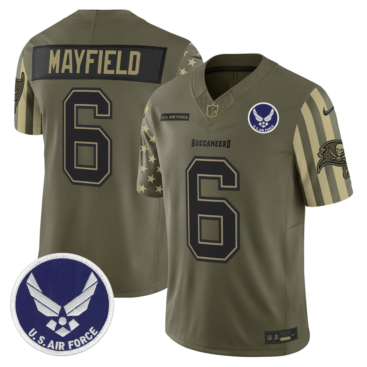 Men's Tampa Bay Buccaneers x U.S. Military Veteran Vapor Limited Jersey - All Stitched