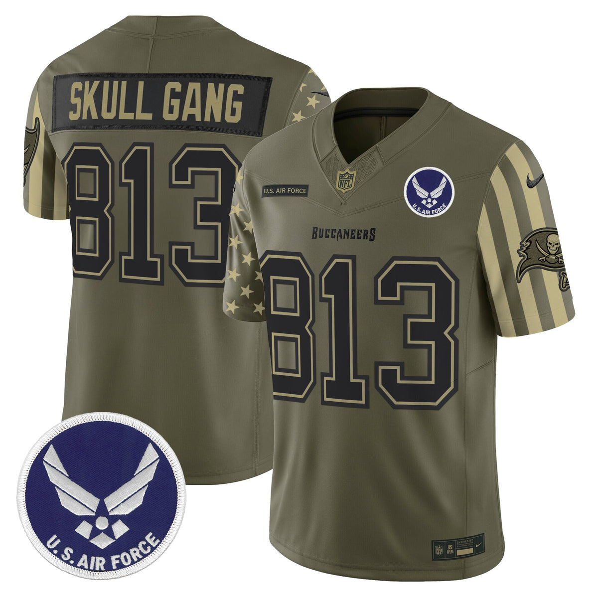 Men's Tampa Bay Buccaneers x U.S. Military Veteran Vapor Limited Jersey - All Stitched