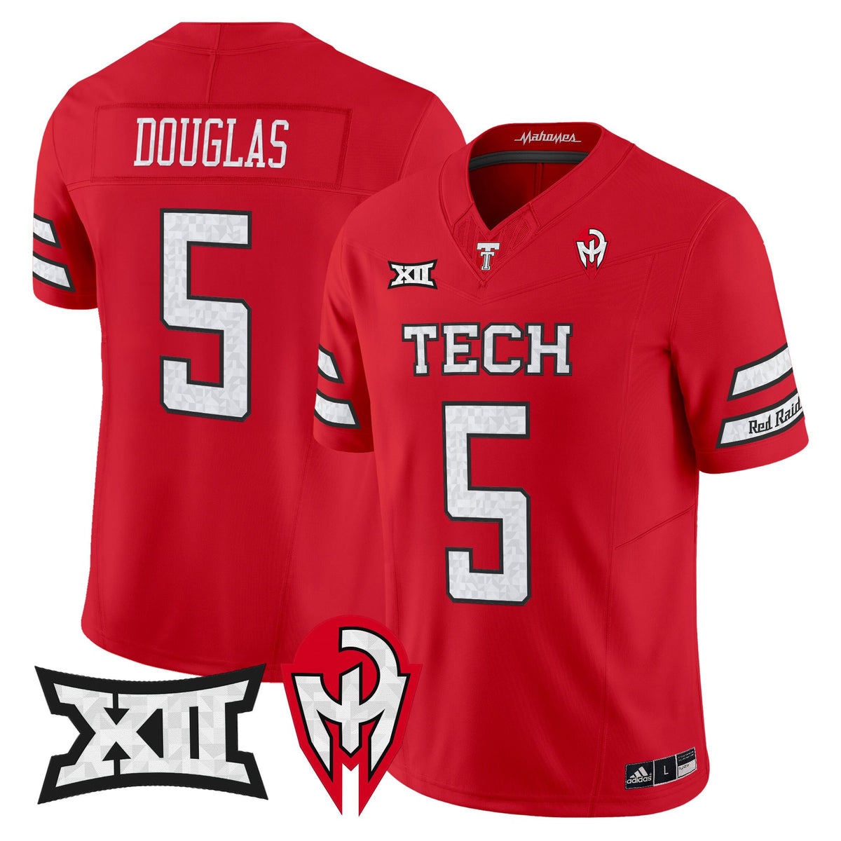 Men's Texas Tech Red Raiders 'Too Cold' Vapor Limited Jersey - Mahomes Collection - All Stitched