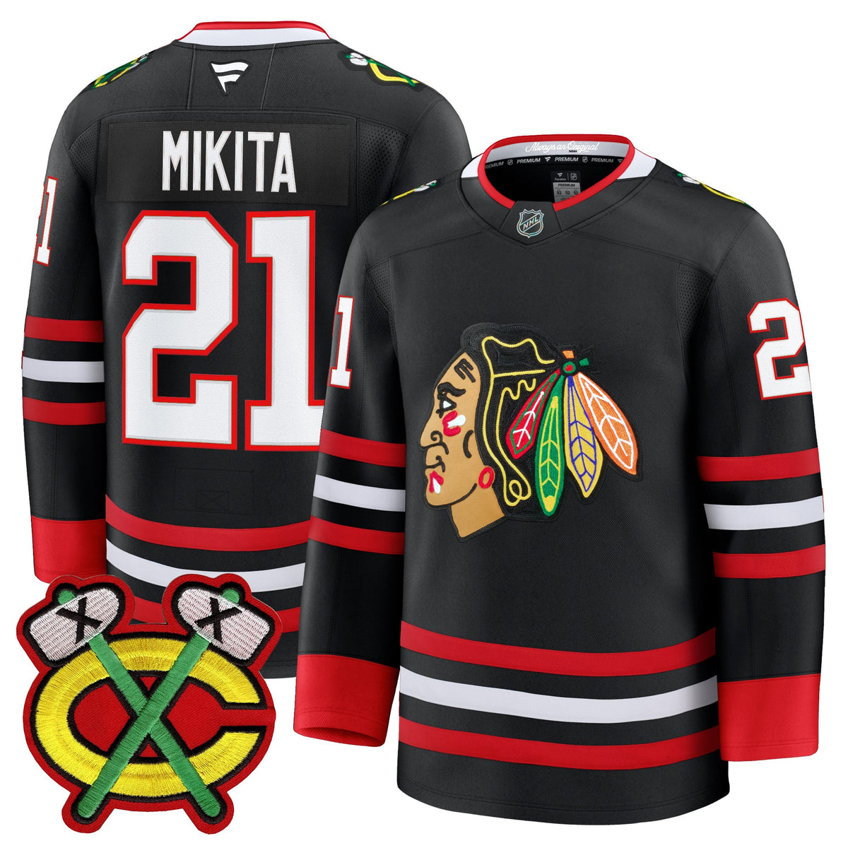 Men's Chicago Blackhawks 2025/26 Premium Jersey - All Stitched