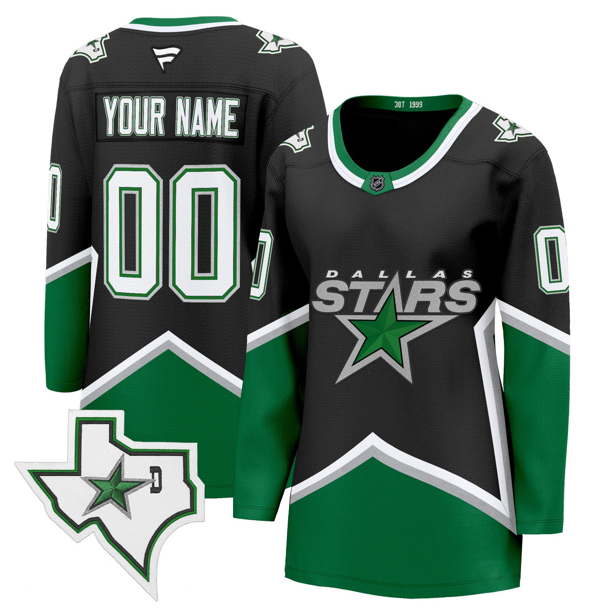 Dallas Stars '99 Throwback Premium Custom Jersey - All Stitched