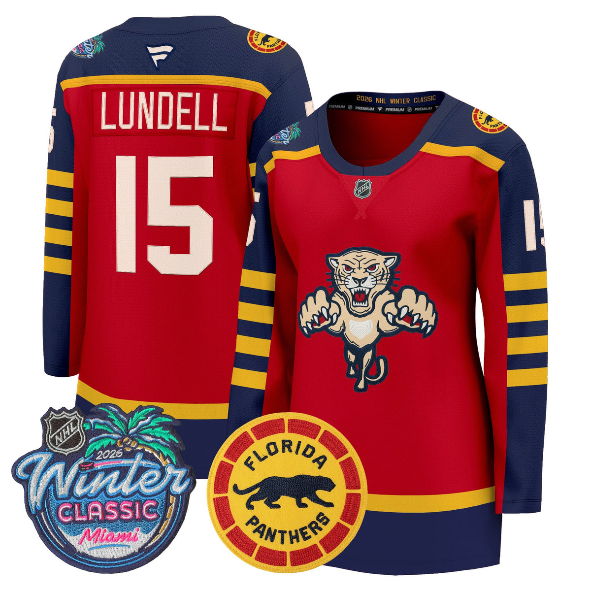 Florida Panthers 2026 Winter Classic Premium Jersey - All Stitched