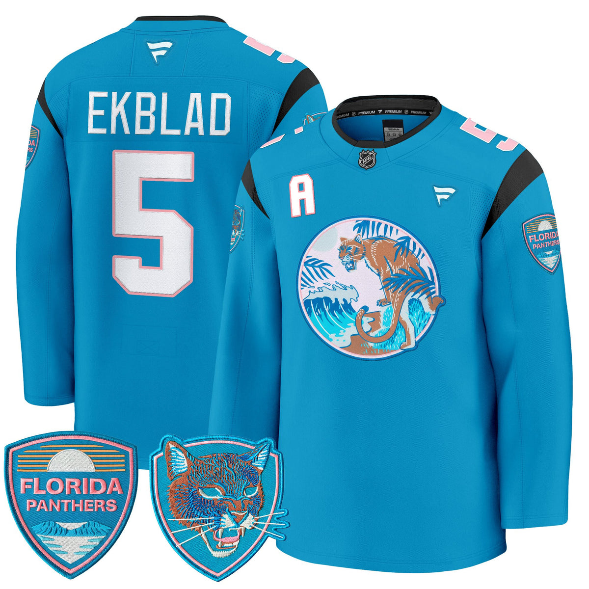 Florida Panthers "SoFlo Night Edition" Premium Jersey - Stitched