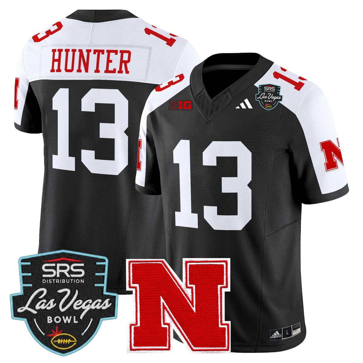 Men's Nebraska Cornhuskers 2025 Las Vegas Bowl Vapor Limited Jersey - All Stitched