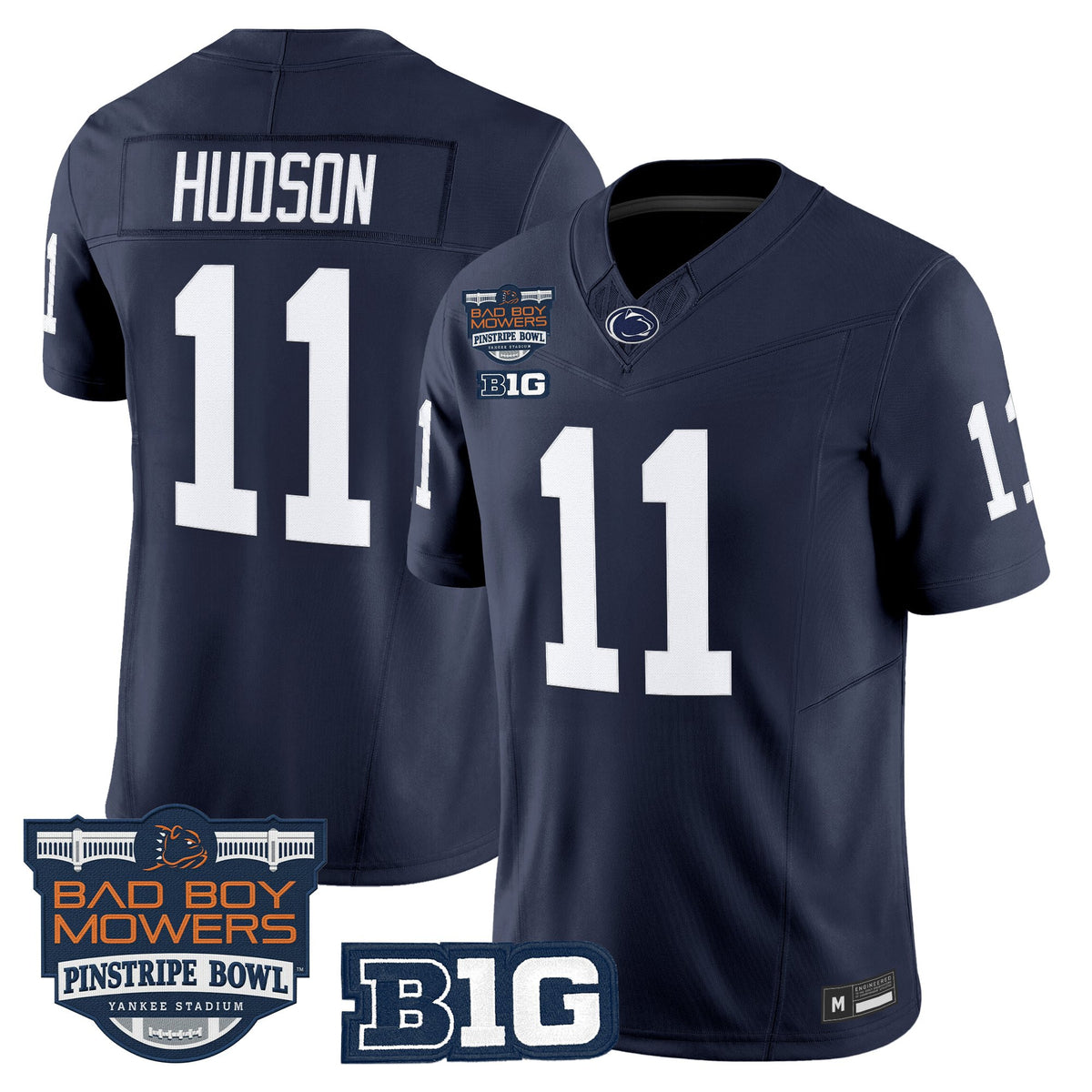 Men's Penn State Nittany Lions 2025 Pinstripe Bowl Vapor Limited Jersey V2 - All Stitched