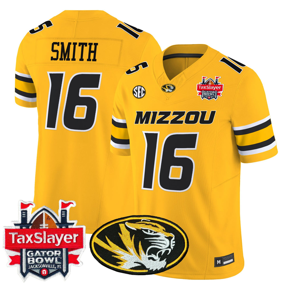 Men's Missouri Tigers 2025 Gator Bowl Vapor Limited Jersey - All Stitched