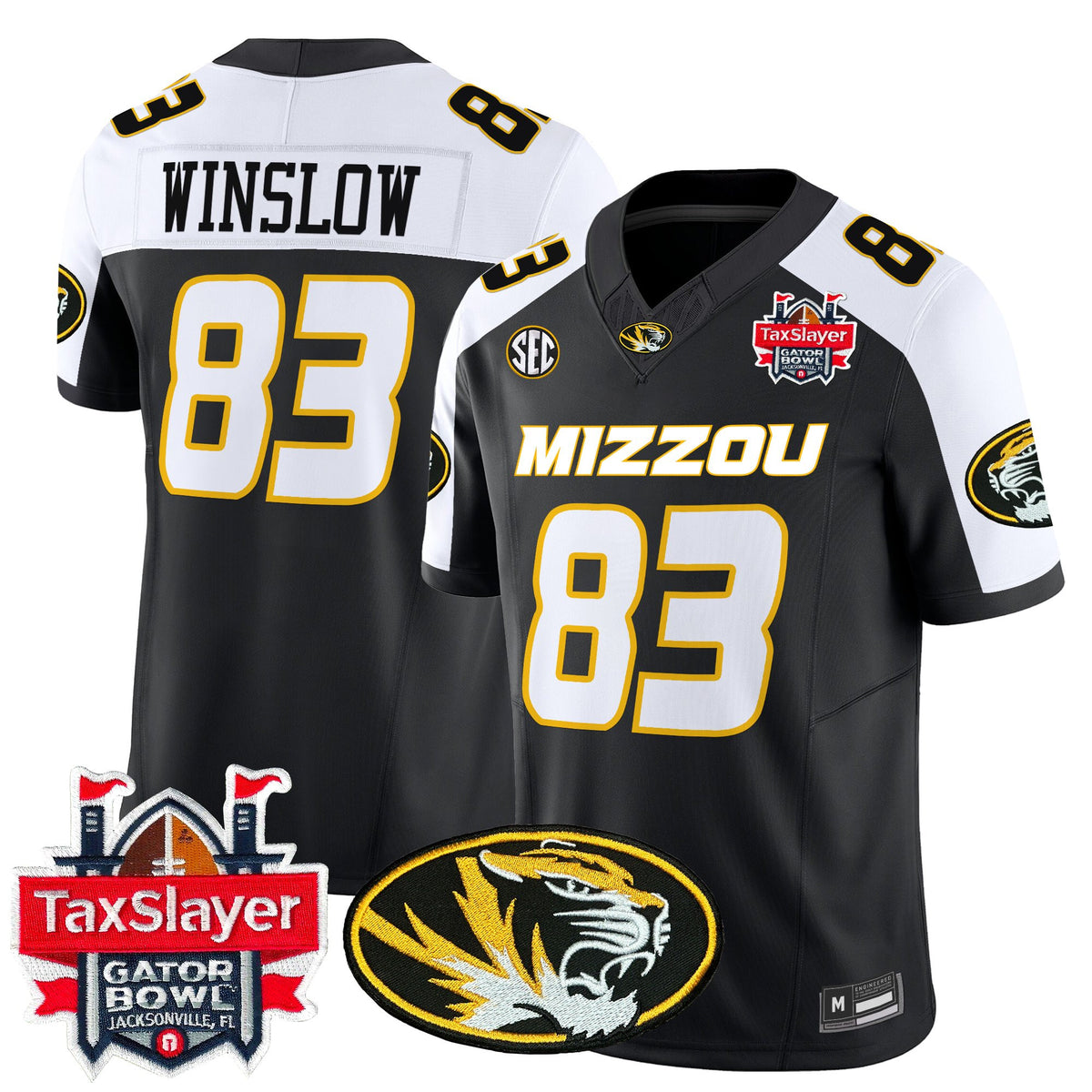 Men's Missouri Tigers 2025 Gator Bowl Vapor Limited Jersey - All Stitched