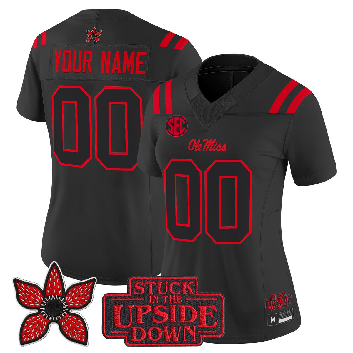 Ole Miss Rebels 'Stranger Things Edition' Vapor Limited Custom Jersey - All Stitched