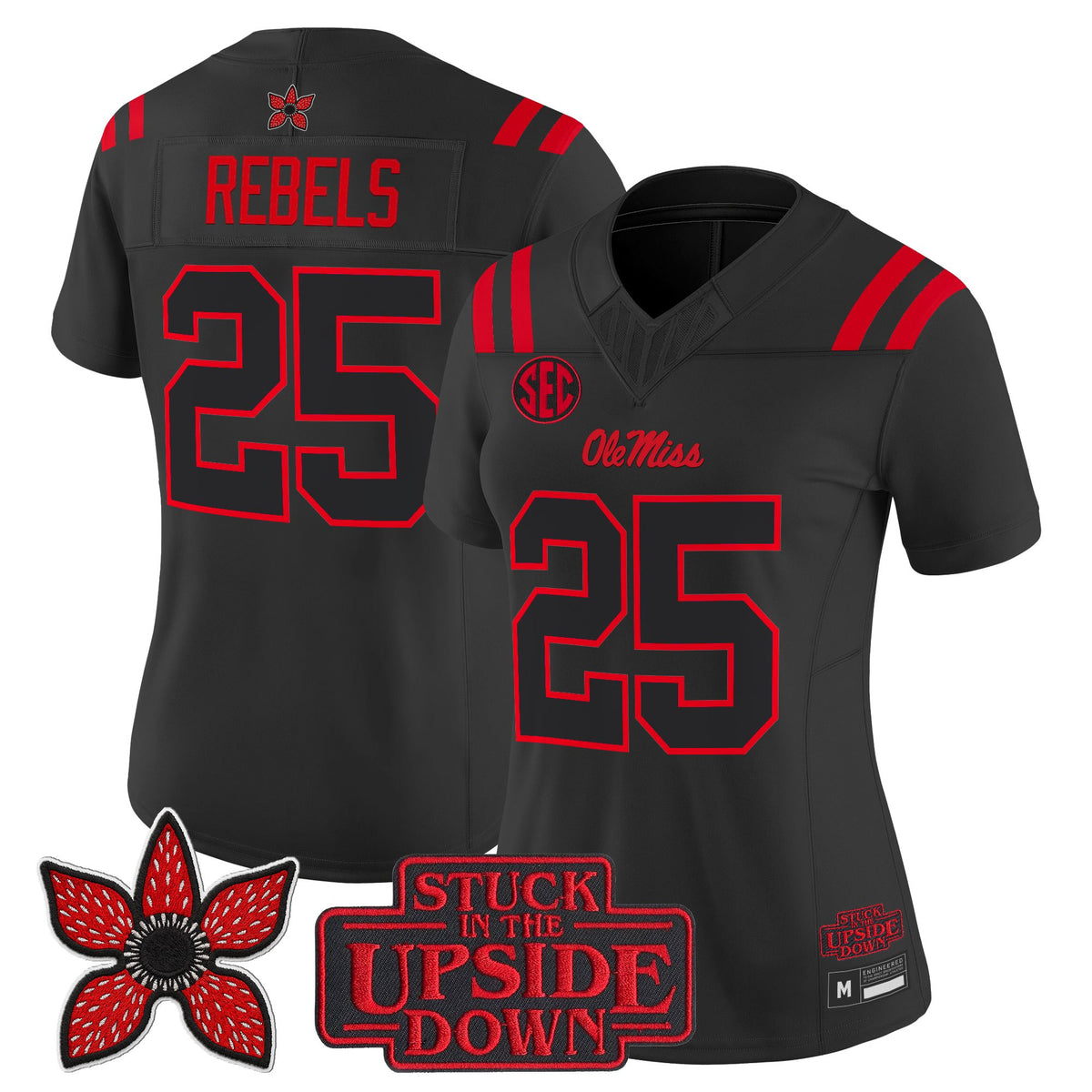 Ole Miss Rebels 'Stranger Things Edition' Vapor Limited Jersey - All Stitched