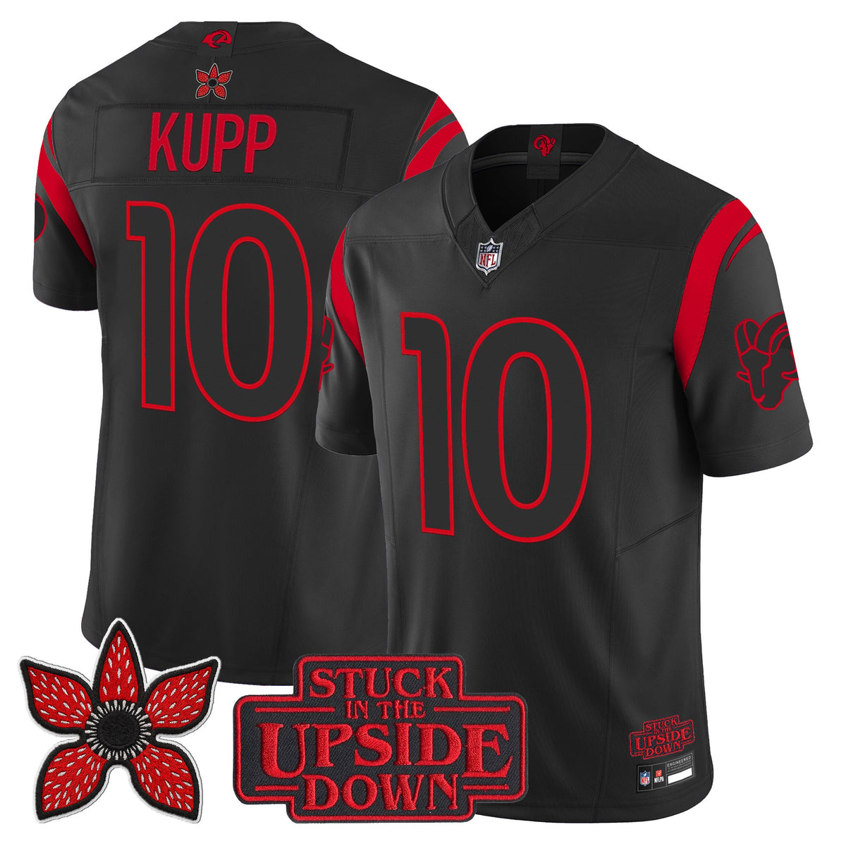 Los Angeles Rams 'Stranger Things Edition' Vapor Limited Jersey - All Stitched