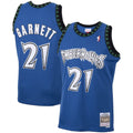 #21 Kevin Garnett Minnesota Timberwolves Hardwood Classics Swingman Jersey - All Stitched