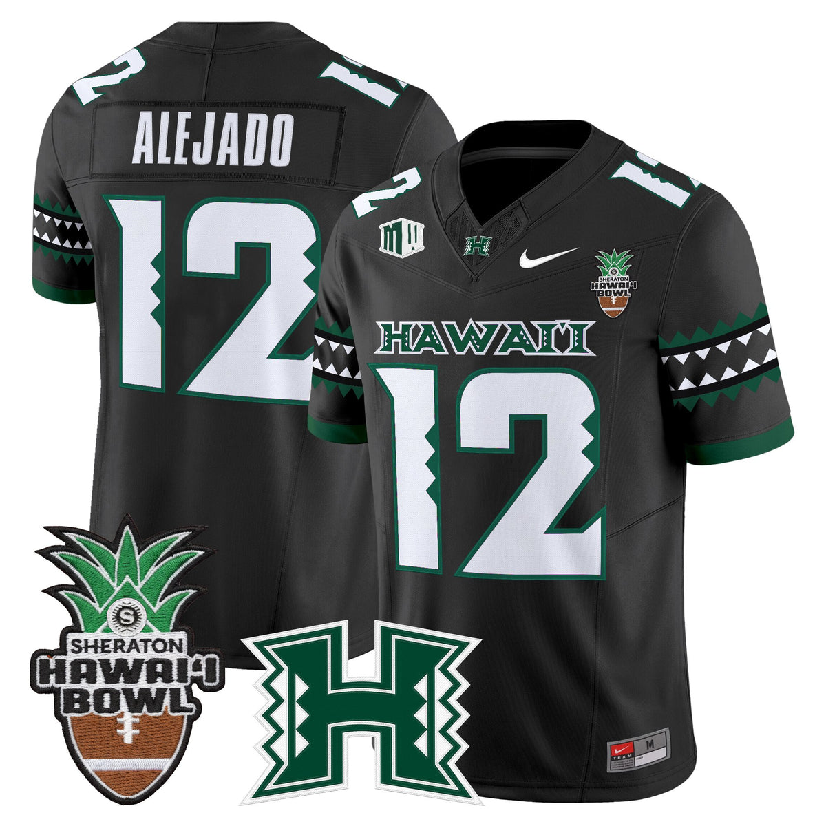 Men's Hawai'i Rainbow Warriors 2025 Hawai'i Bowl Vapor Limited Jersey - All Stitched