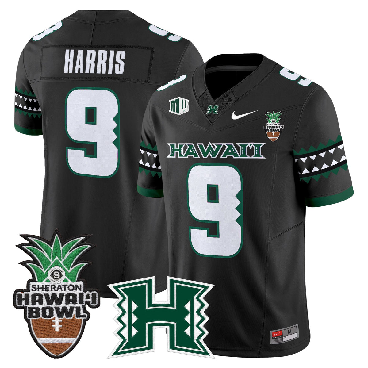 Men's Hawai'i Rainbow Warriors 2025 Hawai'i Bowl Vapor Limited Jersey - All Stitched