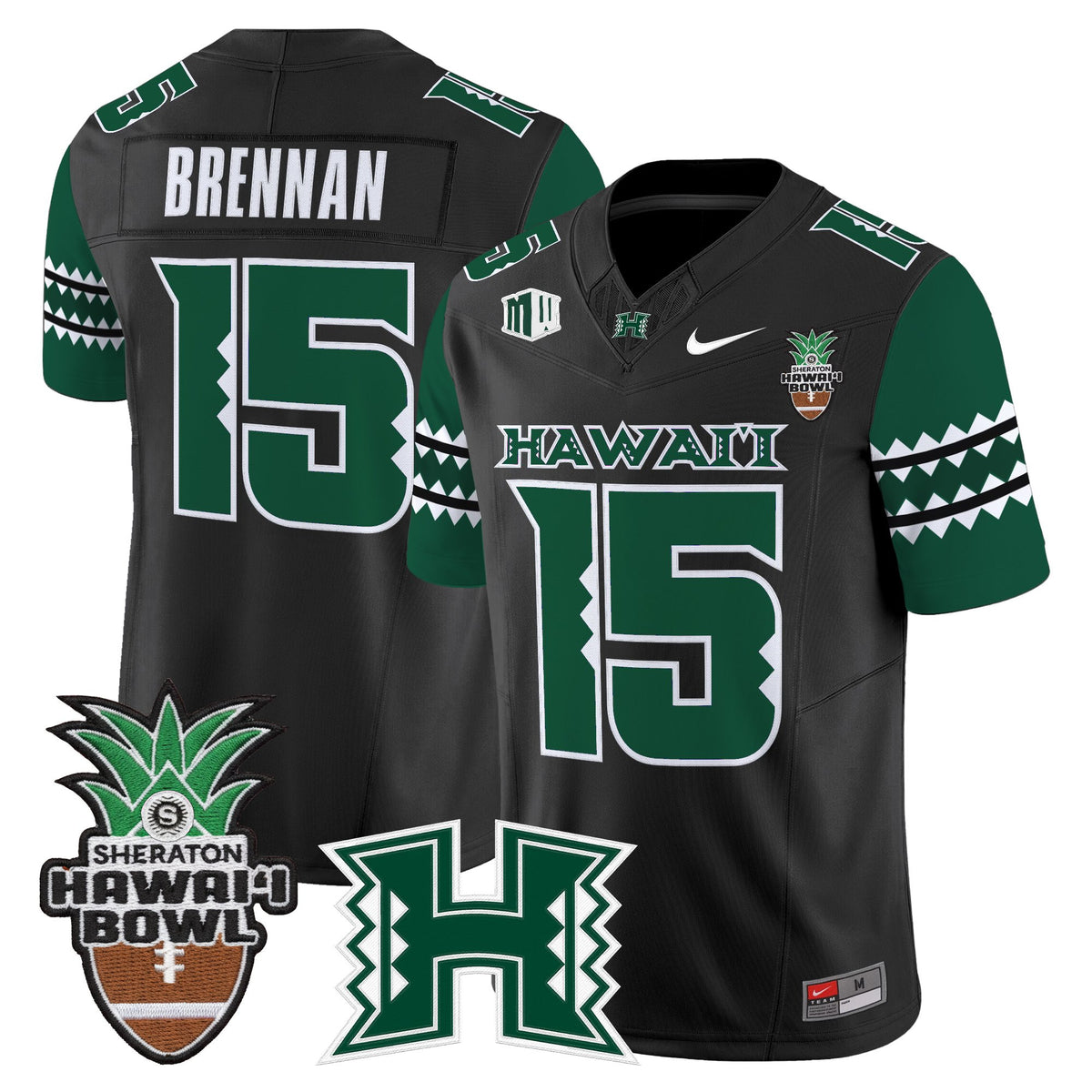Men's Hawai'i Rainbow Warriors 2025 Hawai'i Bowl Vapor Limited Jersey - All Stitched