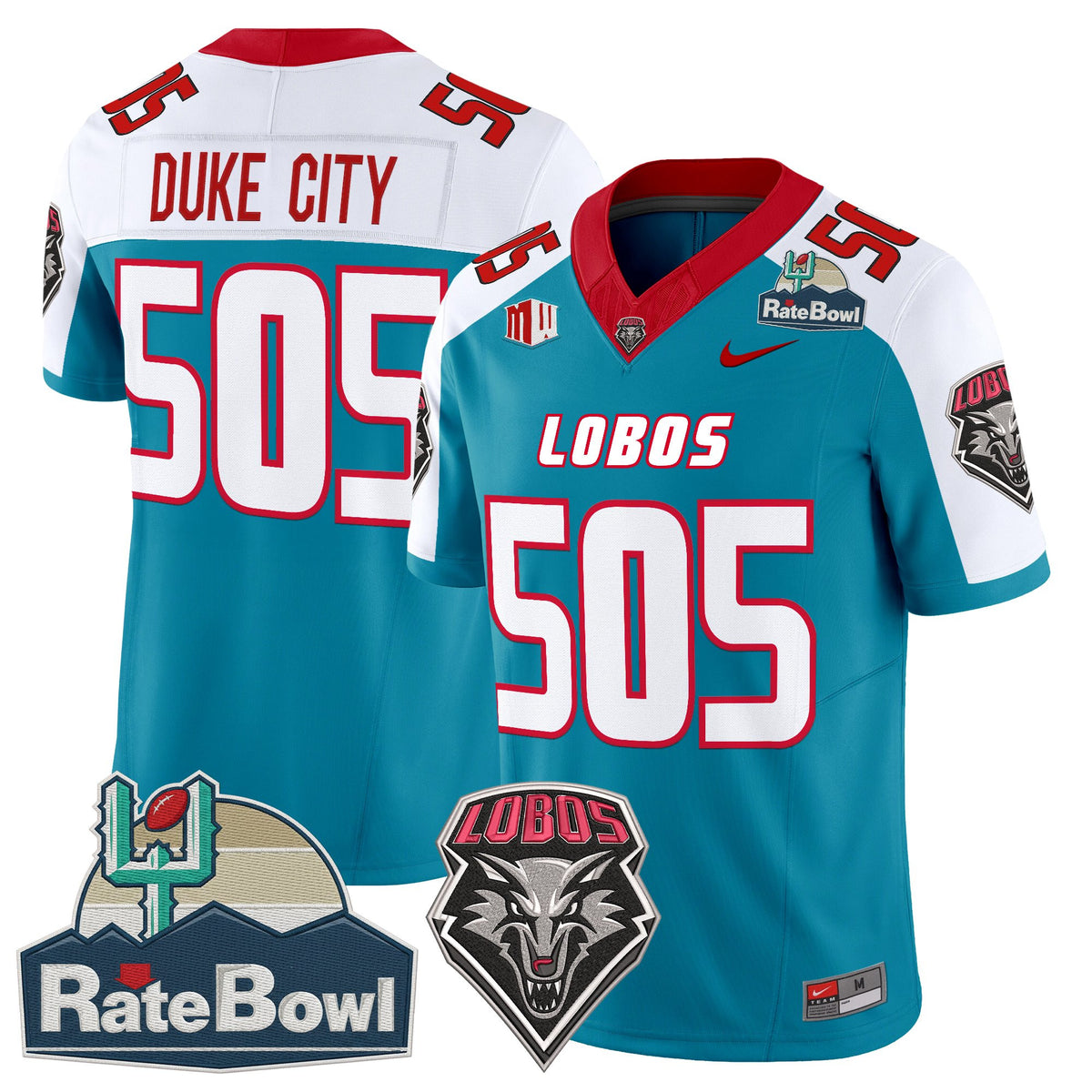 Men's New Mexico Lobos 2025 Rate Bowl Vapor Limited Jersey - All Stitched