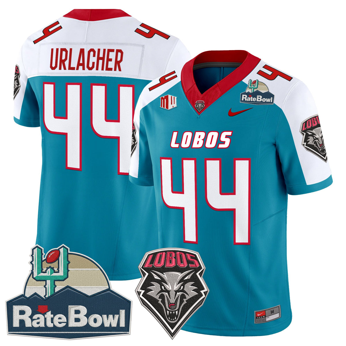Men's New Mexico Lobos 2025 Rate Bowl Vapor Limited Jersey - All Stitched