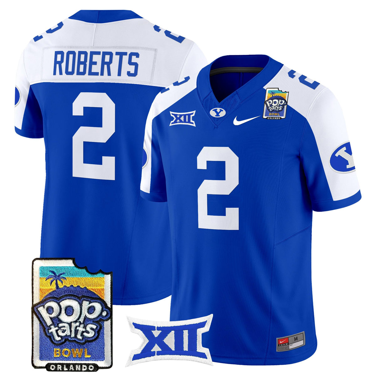 Men's BYU Cougars 2025 Pop-Tarts Bowl Vapor Limited Jersey - All Stitched