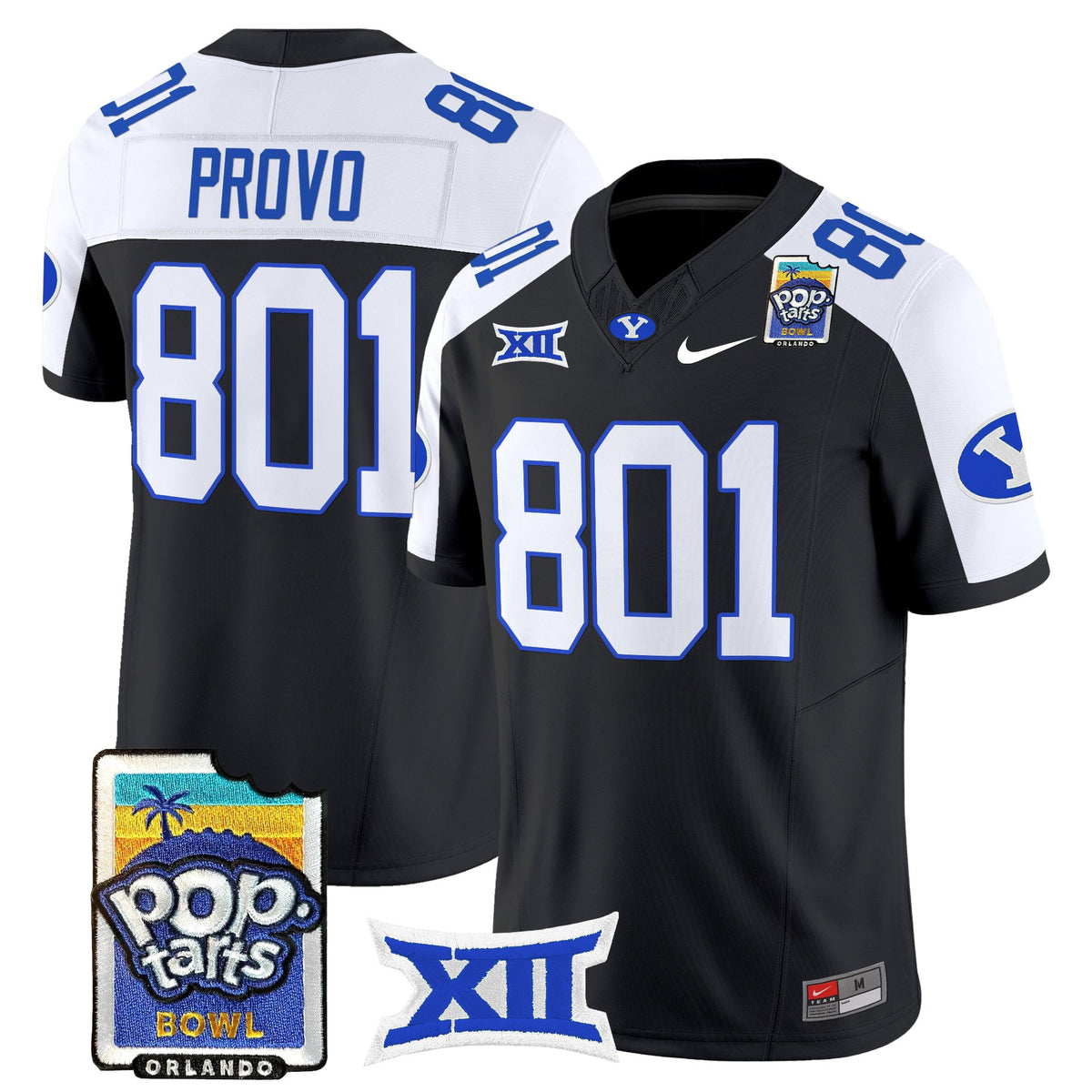 Men's BYU Cougars 2025 Pop-Tarts Bowl Vapor Limited Jersey - All Stitched
