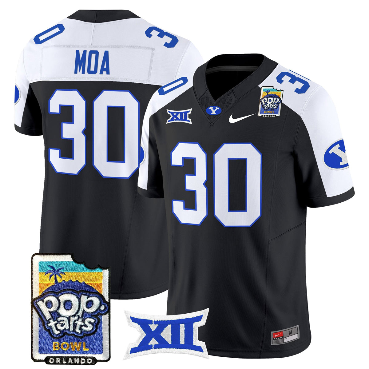 Men's BYU Cougars 2025 Pop-Tarts Bowl Vapor Limited Jersey - All Stitched