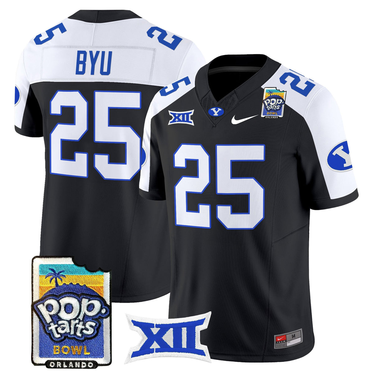 Men's BYU Cougars 2025 Pop-Tarts Bowl Vapor Limited Jersey - All Stitched