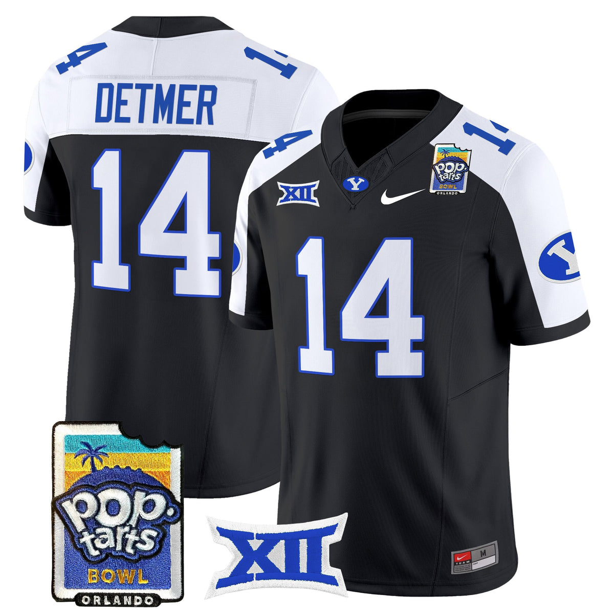 Men's BYU Cougars 2025 Pop-Tarts Bowl Vapor Limited Jersey - All Stitched