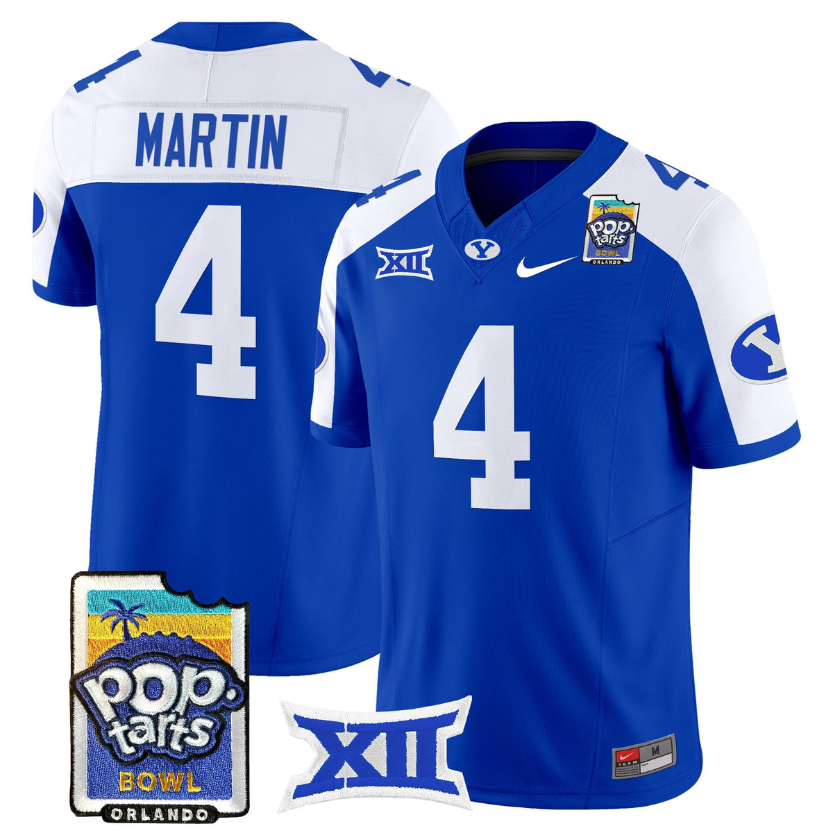 Men's BYU Cougars 2025 Pop-Tarts Bowl Vapor Limited Jersey - All Stitched