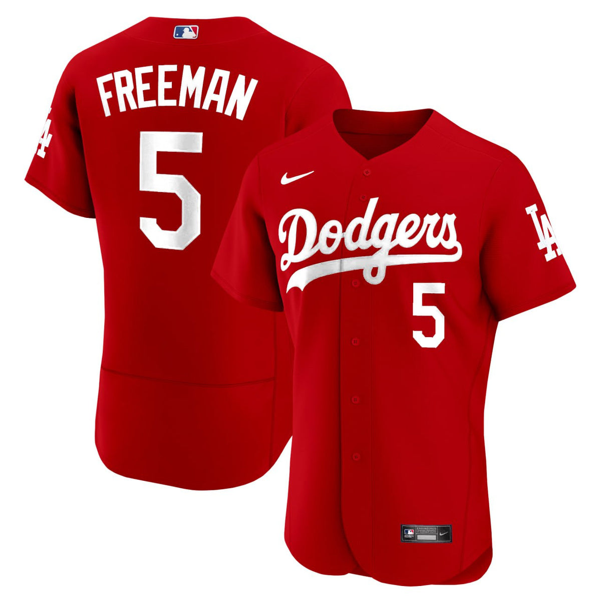 Los Angeles Dodgers Freddie Freeman Jersey - All Stitched