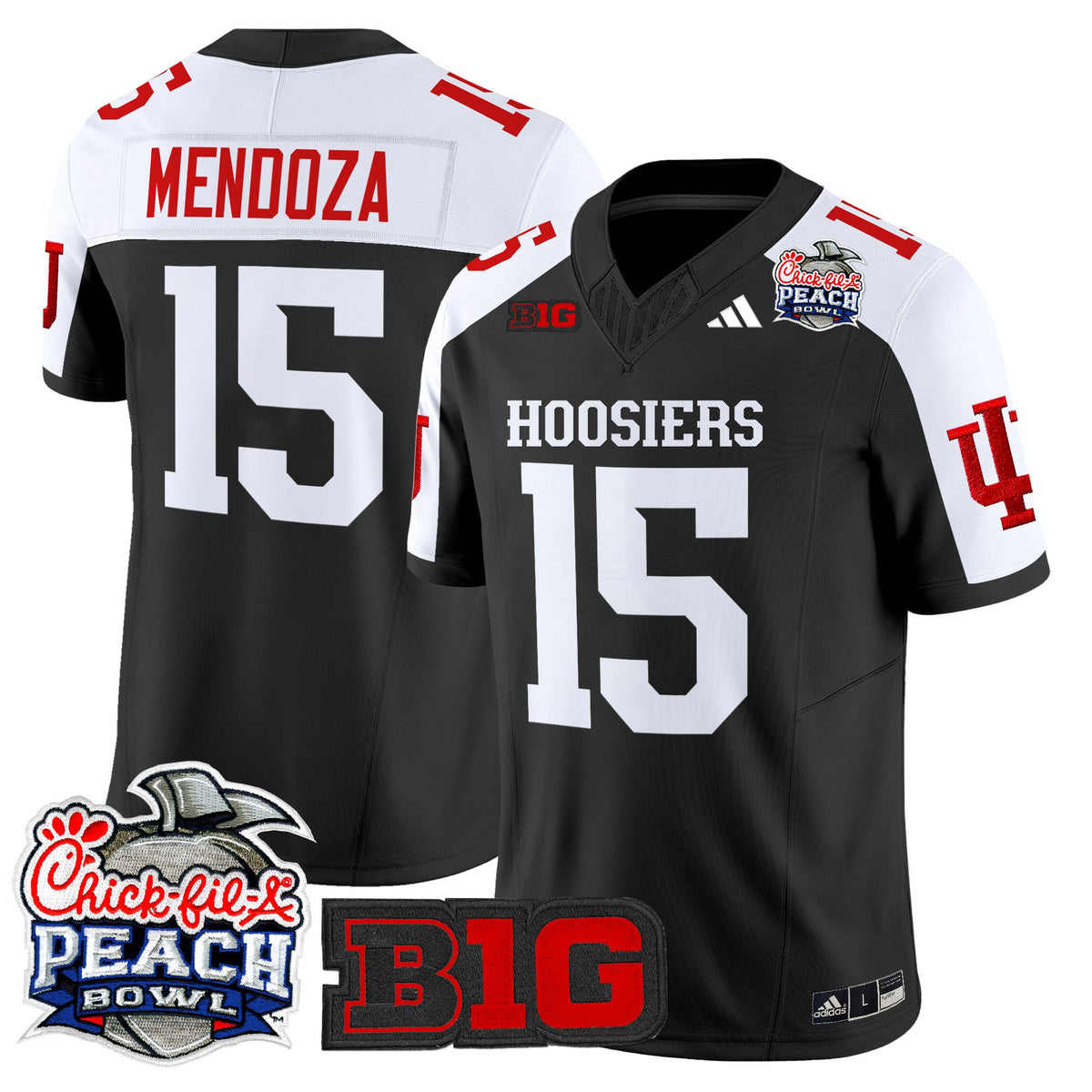Men's Indiana Hoosiers 2026 Peach Bowl Vapor Limited Jersey - All Stitched
