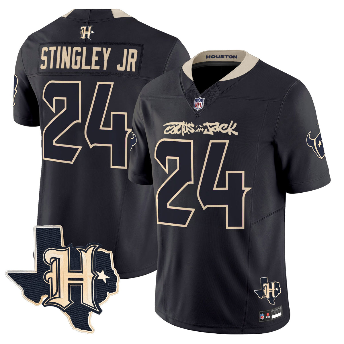 Men's Houston Texans x Cactus Jack Vapor Limited Jersey - All Stitched