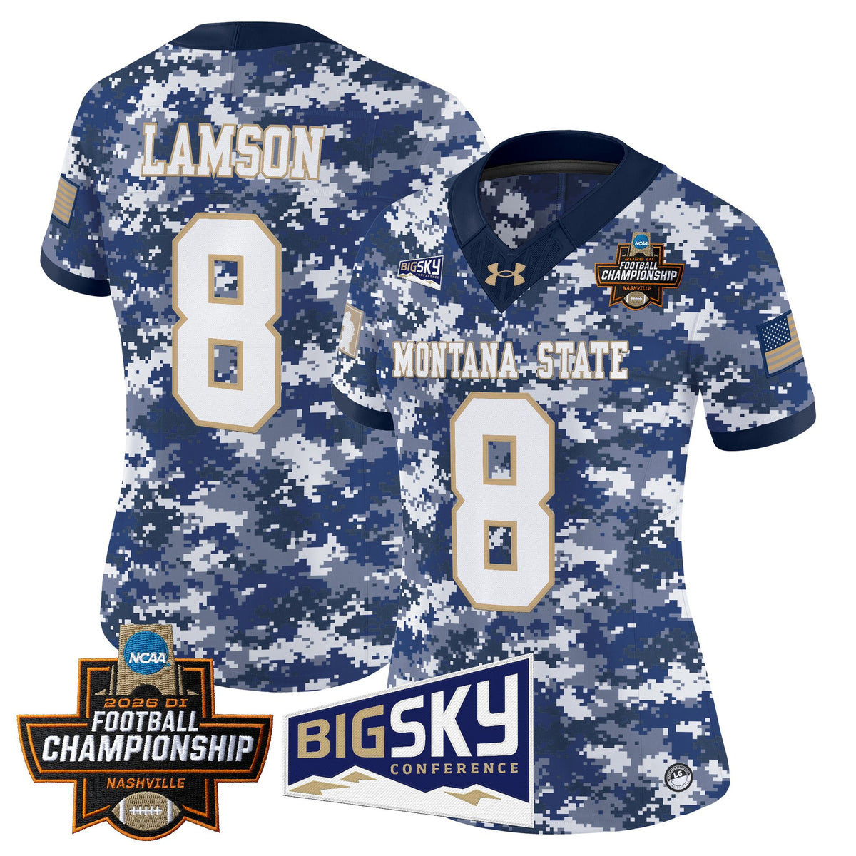 Women's Montana State Bobcats 2026 Football Championship Vapor Limited Jersey - All Stitched