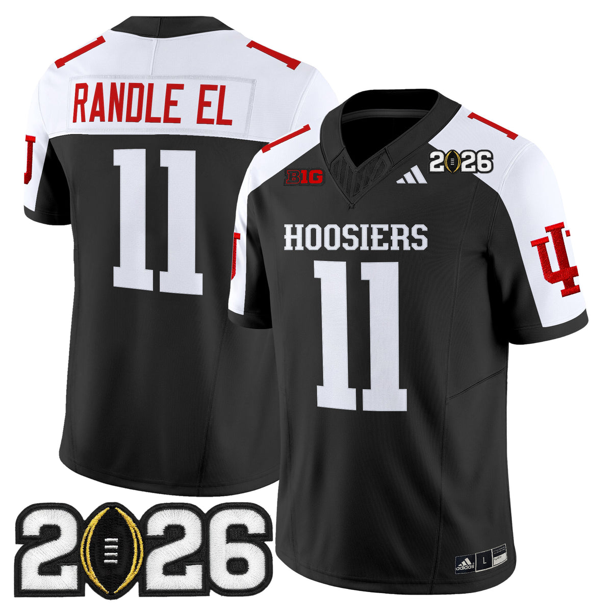 Men's Indiana Hoosiers 2026 CFP Final Patch Vapor Limited Jersey - All Stitched