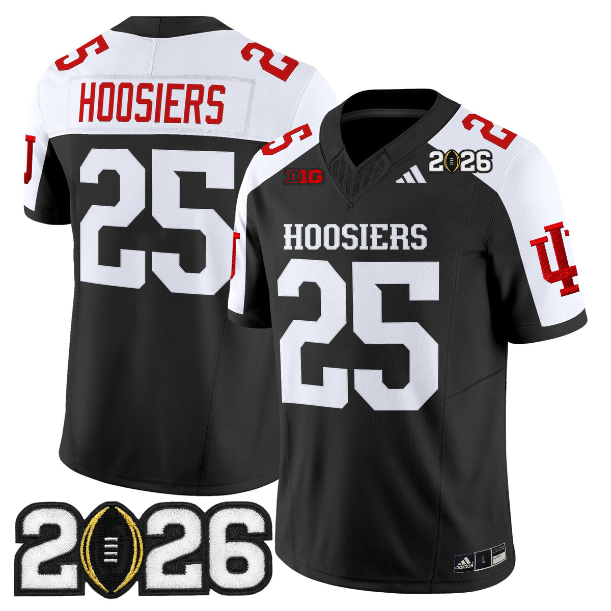 Men's Indiana Hoosiers 2026 CFP Final Patch Vapor Limited Jersey - All Stitched