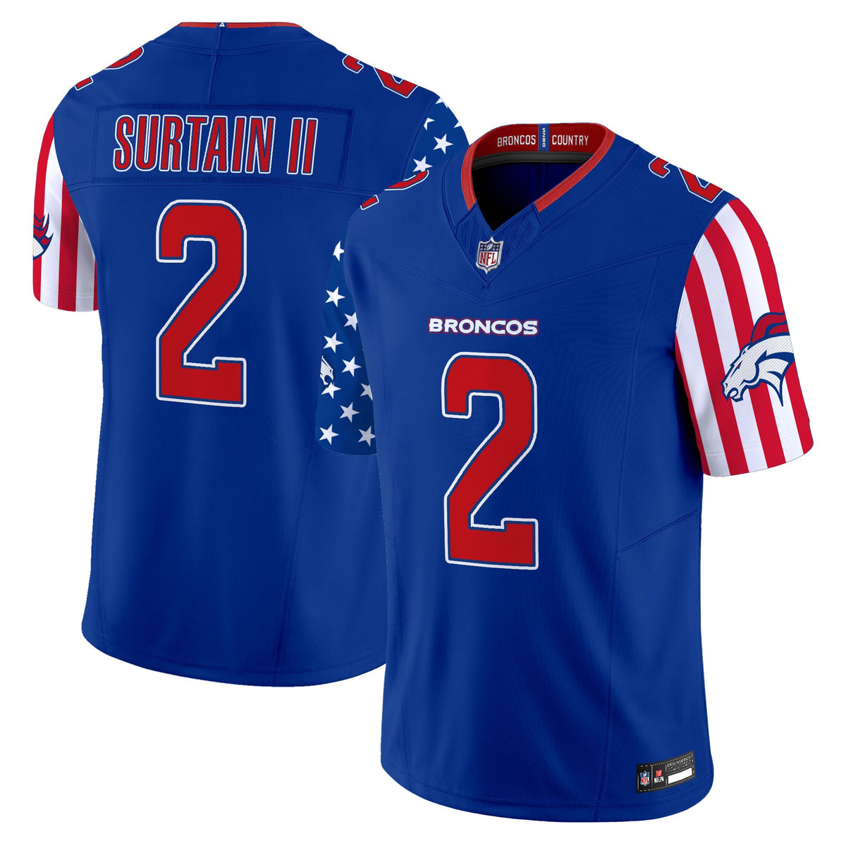 Men's Denver Broncos "America250 Edition" Vapor Limited Jersey - All Stitched