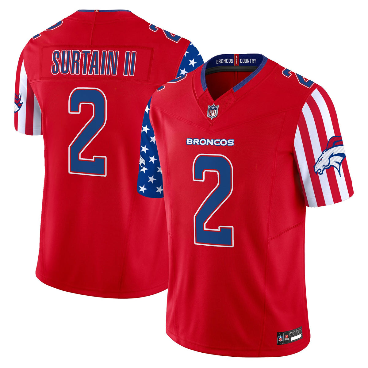 Men's Denver Broncos "America250 Edition" Vapor Limited Jersey - All Stitched